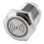 Avertisseur sonore en acier inoxydable, diamètre 19 mm, IP66