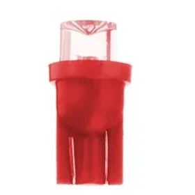 LED 10mm Recessed Socket T10, W5W - Red