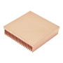 Disipador de calor de cobre 40x40x10mm, material universal