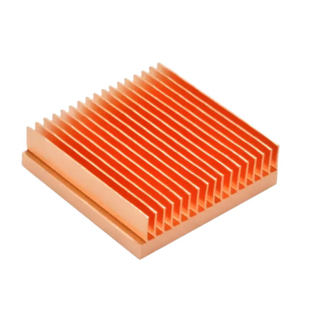 Dissipateur thermique en cuivre 25x25x7mm, refroidisseur universel