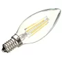 LED-lampa AMPSM04 Filament, E14 4W, varmvitt, AMPUL.eu