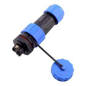 TY20 schraubbarer IP68 Kabelstecker – Polyamid, 2–7-polig