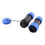 Conector de cable roscado TY20 IP68, impermeable, 2-7 pines