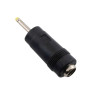 Redukce z 5.5x2.1mm na 2.5x0.7mm, DC konektor, černá