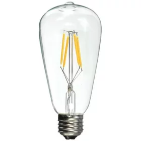 Ampoule LED AMPST64 Filament, E27 4W, blanc chaud, AMPUL.eu