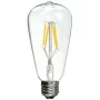 LED-lampa AMPST64 Filament, E27 4W, varmvitt, AMPUL.eu