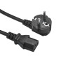Cavo alimentazione 3m C13 con spina Schuko E