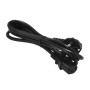 Kabel zasilający C13 - Wtyk E (Schuko), długość 1,5m