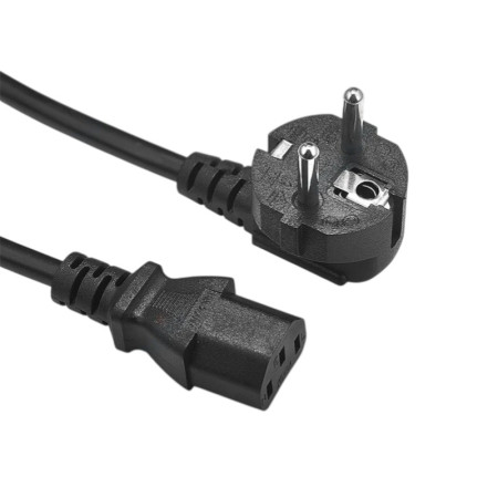 Kabel zasilający C13 do wtyczki E (Schuko), 1,2m
