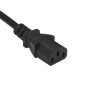 Power Cable C13 to E Plug Schuko, 1.2m, 10A Capacity