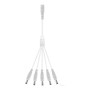 Cavo splitter DC 5,5x2,1 mm femmina-maschio bianco