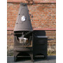 3-in-1 Garden Fireplace with Baking Stone and Smoker