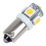BAX9S LED 6V varm hvid, 5x5050 SMD