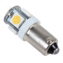 BAX9S LED 6V lämmin valkoinen, 5x5050 SMD