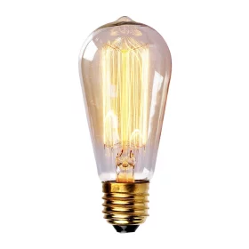 Design retro glödlampa Edison T1 60W, sockel E27, AMPUL.eu