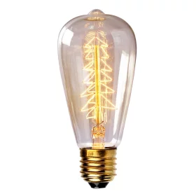 Design retro glödlampa Edison T4 60W, sockel E27, AMPUL.eu
