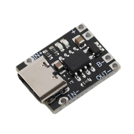 USB-C modul za punjenje Li-Pol i 18650 baterija, 1A