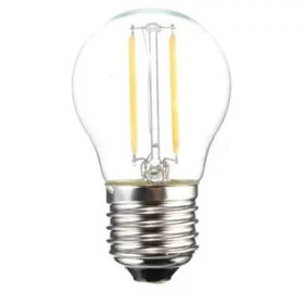 LED-Lampe AMPF02 Glühfaden, E27 2W, weiß, AMPUL.eu