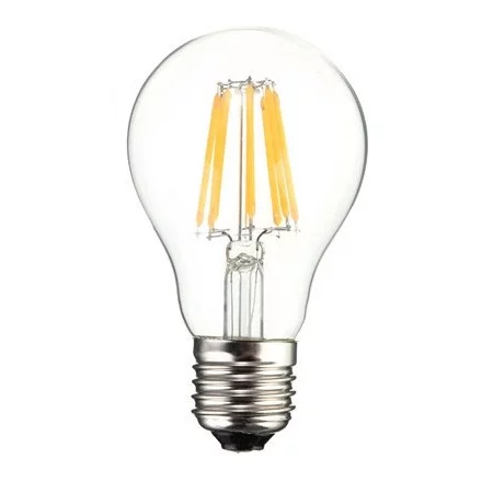 LED-lamppu AMPF06 Hehkulamppu, E27 6W, valkoinen, AMPUL.eu