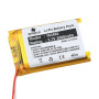 Batteria Li-Pol 2000mAh 3,7V 103450, 3 fili, con chip sicurezza