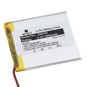 Li-Pol baterie 1500mAh 3.7V 306070 s ochranným čipem