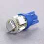 LED 5x 5050 SMD T10, Modrá