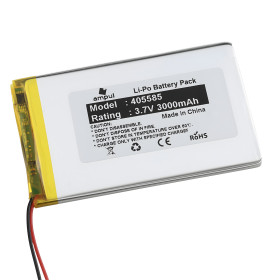 Batterie Li-Pol 3000mAh 3,7V type 405585 pour appareils électroniques