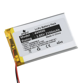 Batterie lithium-polymère 2100mAh 3,7V modèle 444666