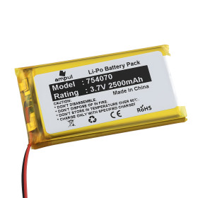 Li-Pol-Akku 2500 mAh, 3,7 V – Lithium-Polymer Batterie