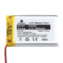 Laadukas Li-Pol-akku 1000mAh, 3.7V, 523450 - 2-pin
