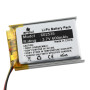 Li-Pol baterie 600mAh, 3.7V, 602535, 3pin s integrovaným ochranným čipem. Nabíjecí akumulátor bez paměťového efektu pro kompaktní elektroniku. Disponuje kapacitou 2,22 Wh, vybíjecím proudem 1C a tloušťkou 6 mm pro dlouhou výdrž chodu.
