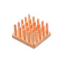 Kompakter Kupferkühlkörper 13x12x7mm mit Klebeband