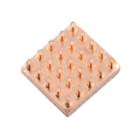 Dissipateur thermique en aluminium 35 x 35 x 14 mm avec ruban adhésif - Dissipateurs thermiques