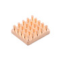 Kompaktní měděný chladič 13x12x4mm s lepící páskou