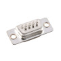 Conector D-SUB DB9 hembra, 9 pines, copa de soldadura