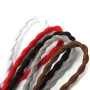 Cable textil retro marrón 2x0,75mm espiral, venta por metro