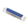 Panelový konektor D-SUB DB25 samice 25pin pájecí miska