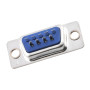Panelový konektor D-SUB DB9 samice 9pin pro pájecí misku