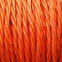 Espiral de cable textil 2x0,75mm naranja, venta por metro