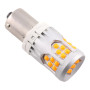 Bec LED BAU15S 39x SMD 3030 galben, 12-50V autoturism