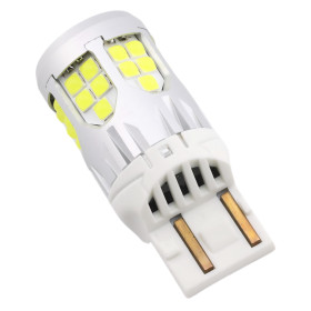 Żarówka LED W21/5W, 39 diod SMD 3030, biała 12V