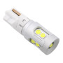 LED žiarovka T10, 9 SMD 3030, biela, 12V