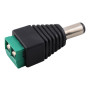 DC-Stromanschluss Stecker 5,5 x 2,1 mm, männlich, mit Klemmblock
