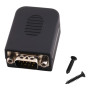 Conector RS232 masculin, 9 pini, cu șuruburi și piulițe