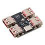 Módulo concentrador USB 2.0, 4 puertos, conector USB-C, PCB