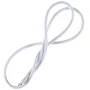 Retro kábel kerek, vezető textil borítással 2x0,75mm², fehér
