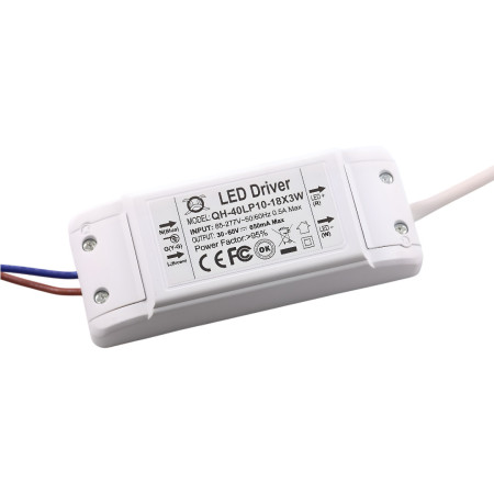 Strømforsyning 600mA til 10-18x3W LED, 30-60V, IP40