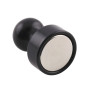 Puntina magnetica neodimio N52 in metallo, colori nero e argento