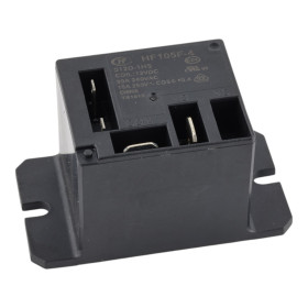 Relä HF105F-4, 12V DC/240V AC 30A – effektrelä
