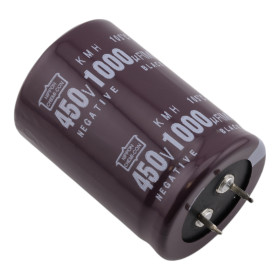 Kondensator 450V 1000µF – Radiell, aluminium, hög temperatur